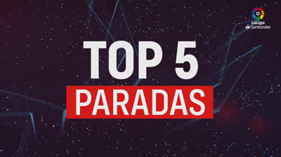 Las mejores paradas en la jornada 25 de La Liga Santander | TOP 5