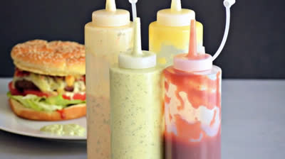 Receta de salsas para fast food