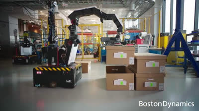 Voici Stretch, le nouveau robot de Boston Dynamics pour déplacer des cartons.