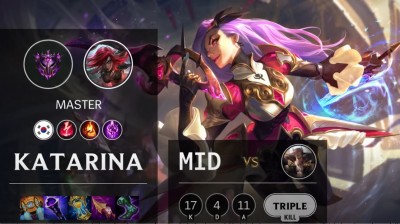 Katarina Mid vs Sett - KR Master Patch 11.7