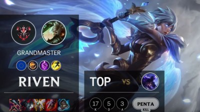 Riven Top vs Ryze - EUW Grandmaster Patch 11.7 LOL