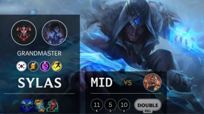 Sylas Mid vs Qiyana - KR Grandmaster Patch 11.7 LOL