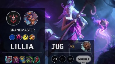 Lillia Jungle vs Udyr - EUW Grandmaster Patch 11.7 LOL