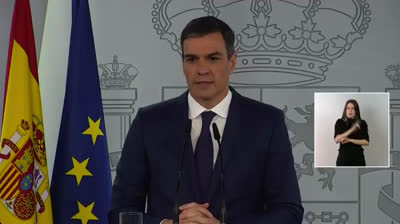Pedro Sánchez. “El objetivo es que el 9 de mayo sea el punto y final del Estado de Alarma”