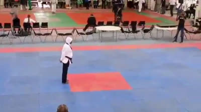 Eight months pregnant athlete clinches Taekwondo gold medal!