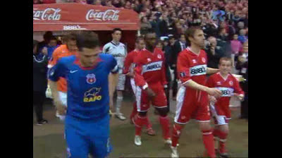 FC Middlesbrough - Steaua Bucuresti (4-2) cupa uefa semifinale retur sezon 2006 meci intreg limba  romana partea 1/2