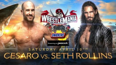 Cesaro vs Seth Rollins