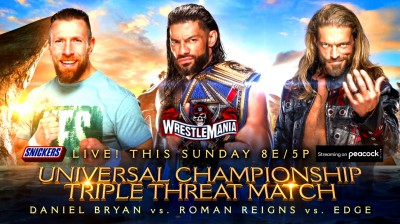 Roman Reigns vs Edge vs Daniel Bryan (Full Match)