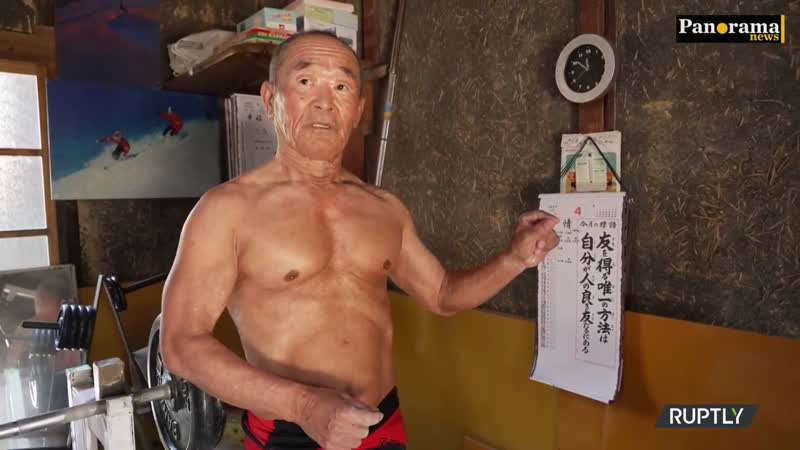 El japonés de 72 años que levanta 122 kilos en press banca