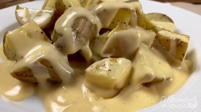 Receta rápida de patatas al horno con cheddar