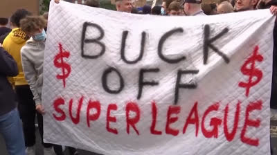 Les six clubs anglais quittent la Super League européenne