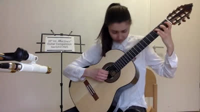 10th Int Martinez Guitar Competition Iserlohn 2021, 1st Round   Galimova Valeria