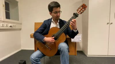 10th Int. Martinez Guitar Competition Iserlohn 2021, 1st Round - Andrés Madariaga