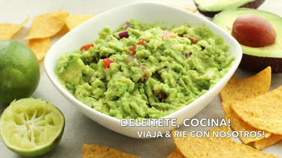 Receta rápida de guacamole